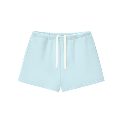 Fleece Drawstring Sweatshorts - Mock Neck Match*