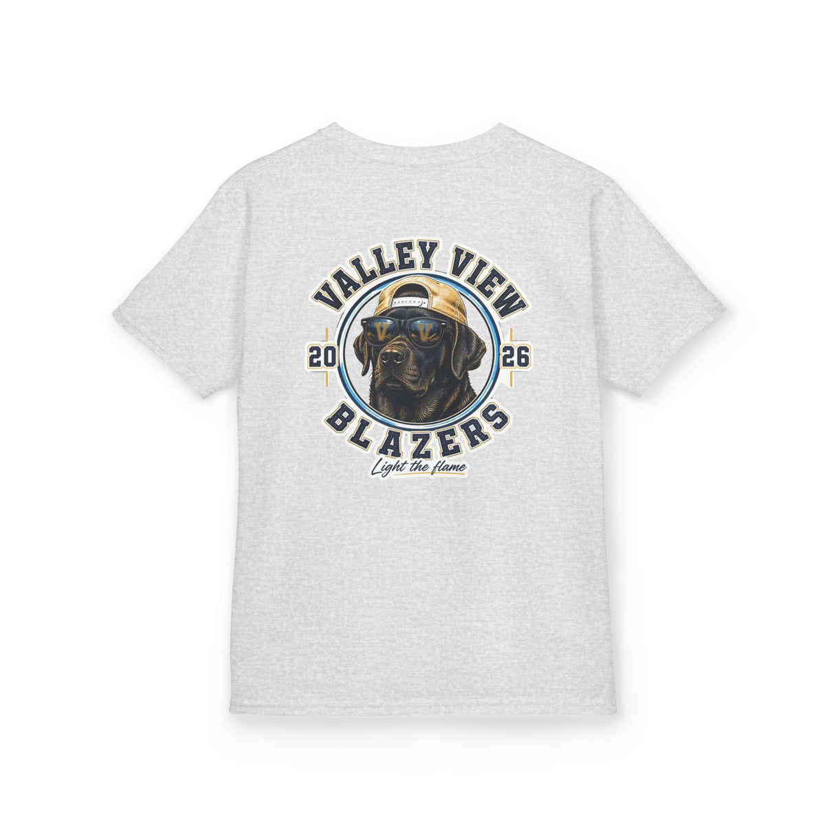 YOUTH.  Valley View Blazers Black Lab 2026 T-Shirt — Vintage Tee (2026)