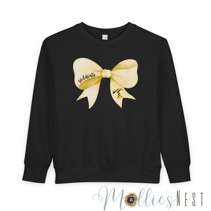 TODDLER. Trumann Wildcats Bow Sweatshirts