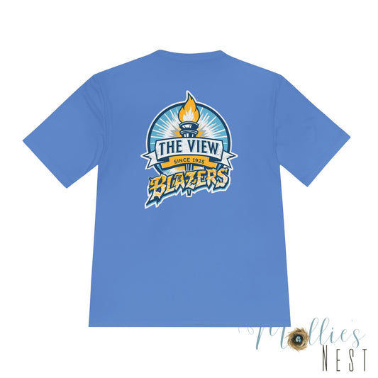 DRIFIT. ADULT Blazers 'The View' Performance Tee — Moisture-Wicking Athletic Shirt