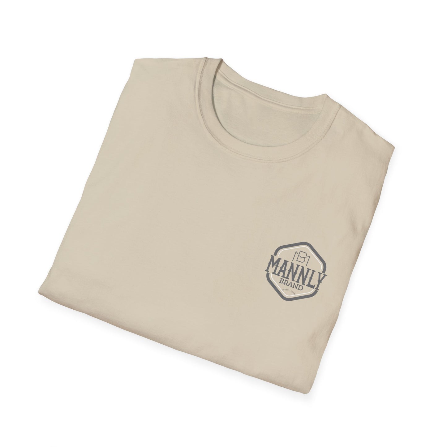 Camo Graphic Tee for the Outdoorsy Man, Unisex Softstyle T-Shirt. MANNLY BRAND