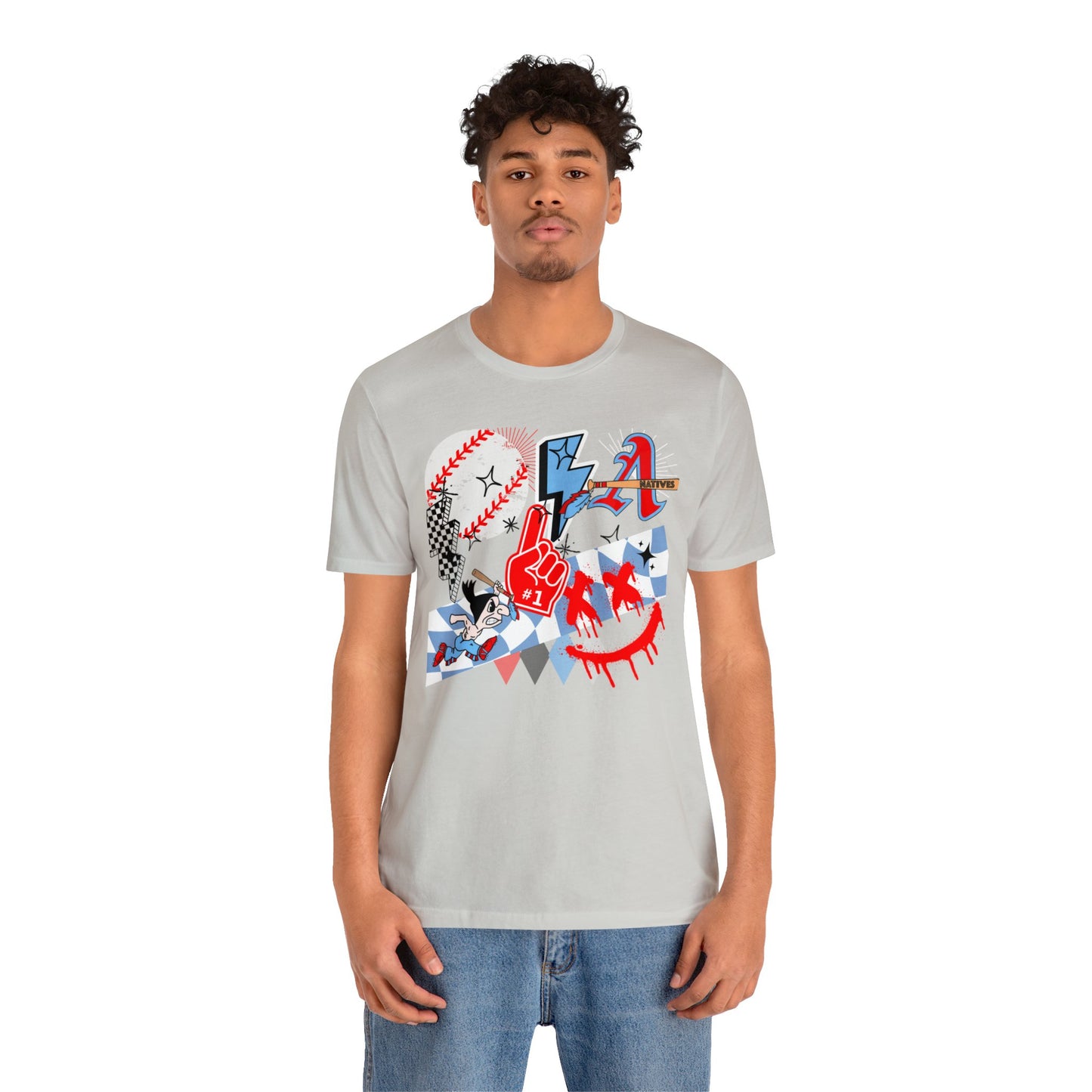 Natives retro Unisex Jersey Short Sleeve Tee