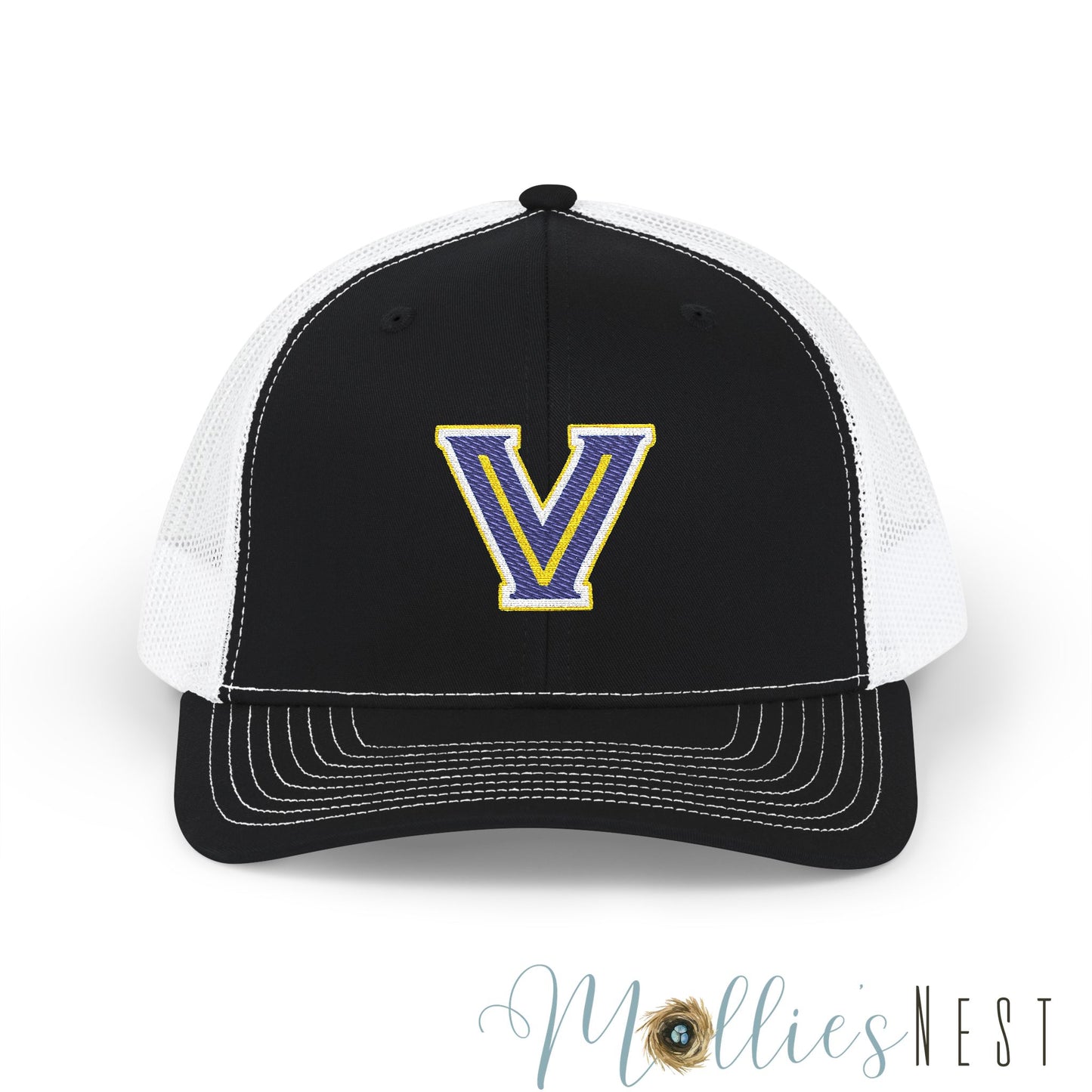 Richardson Embroidered Snapback Trucker Cap -Valley View LOGO