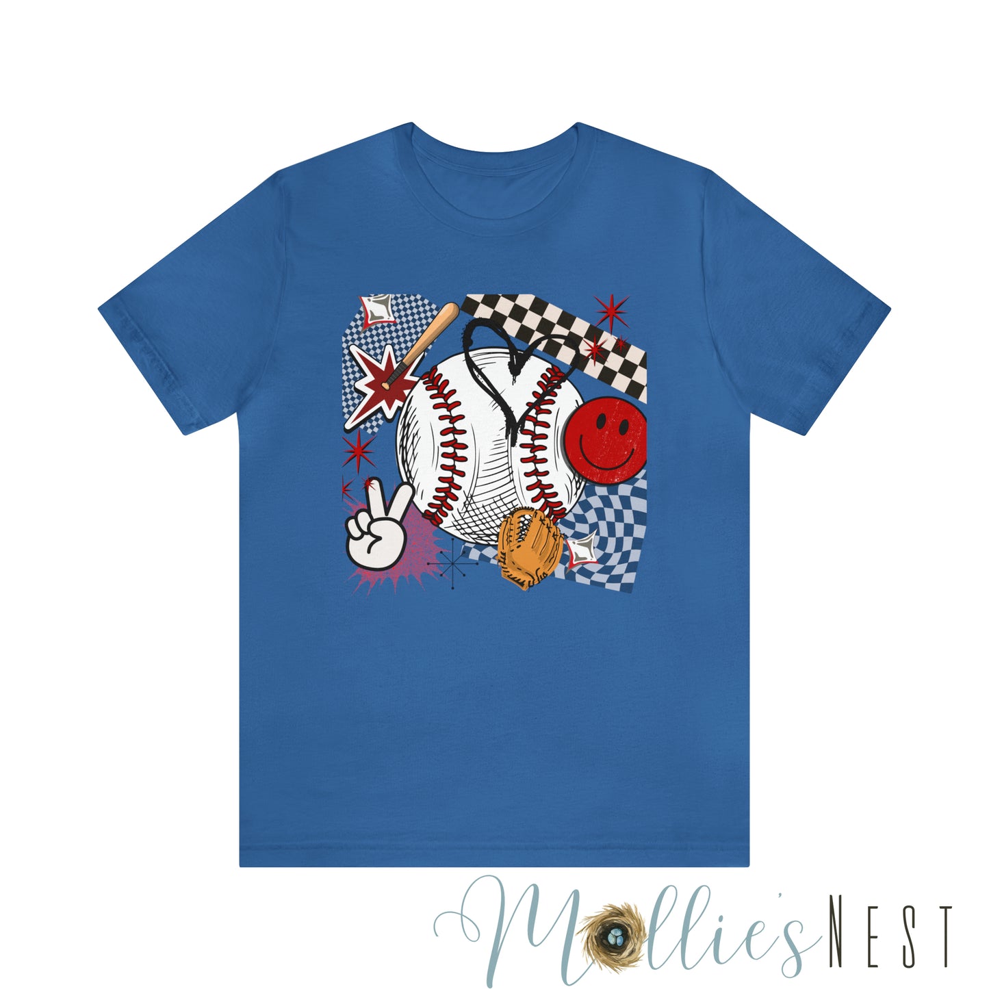 Retro Baseball Short Sleeve Tee