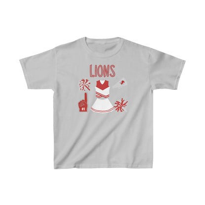 Lions.  Cheer Kids Heavy Cotton™ Tee