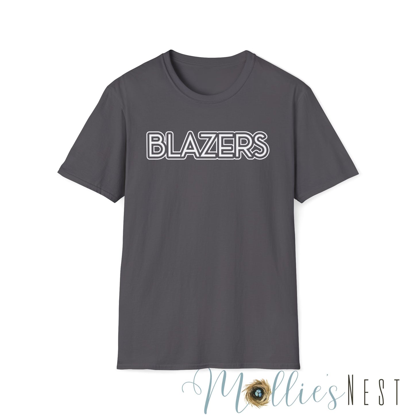 Blazers. Simple Mascot T-Shirt. UNISEX