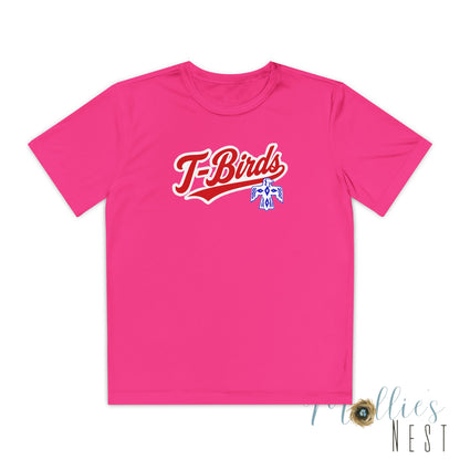DeSoto. Thunderbirds Youth Drifit — Script Logo Team Shirt