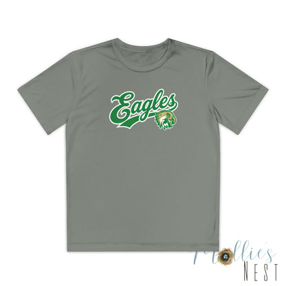 GCT Eagles Youth Drifit — Script Logo Team Shirt