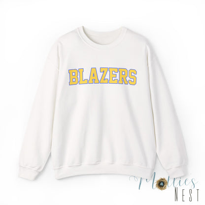 Adult. Blazers Classic. Spirit Crewneck Sweatshirt