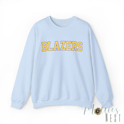 Adult. Blazers Classic. Spirit Crewneck Sweatshirt