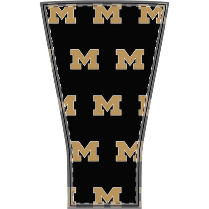 Manila Lions "M" Logo Pattern Arm Sleeve — Gold & Black Sports Compression Sleeve
