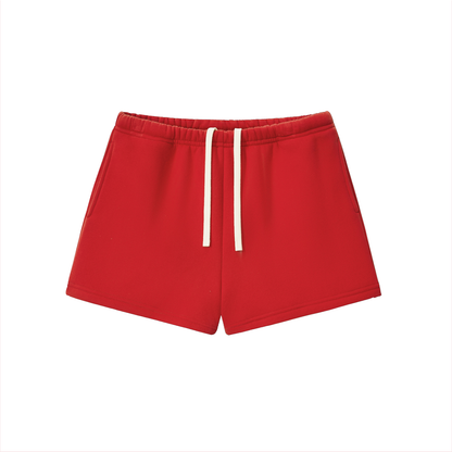 Fleece Drawstring Sweatshorts - Mock Neck Match*