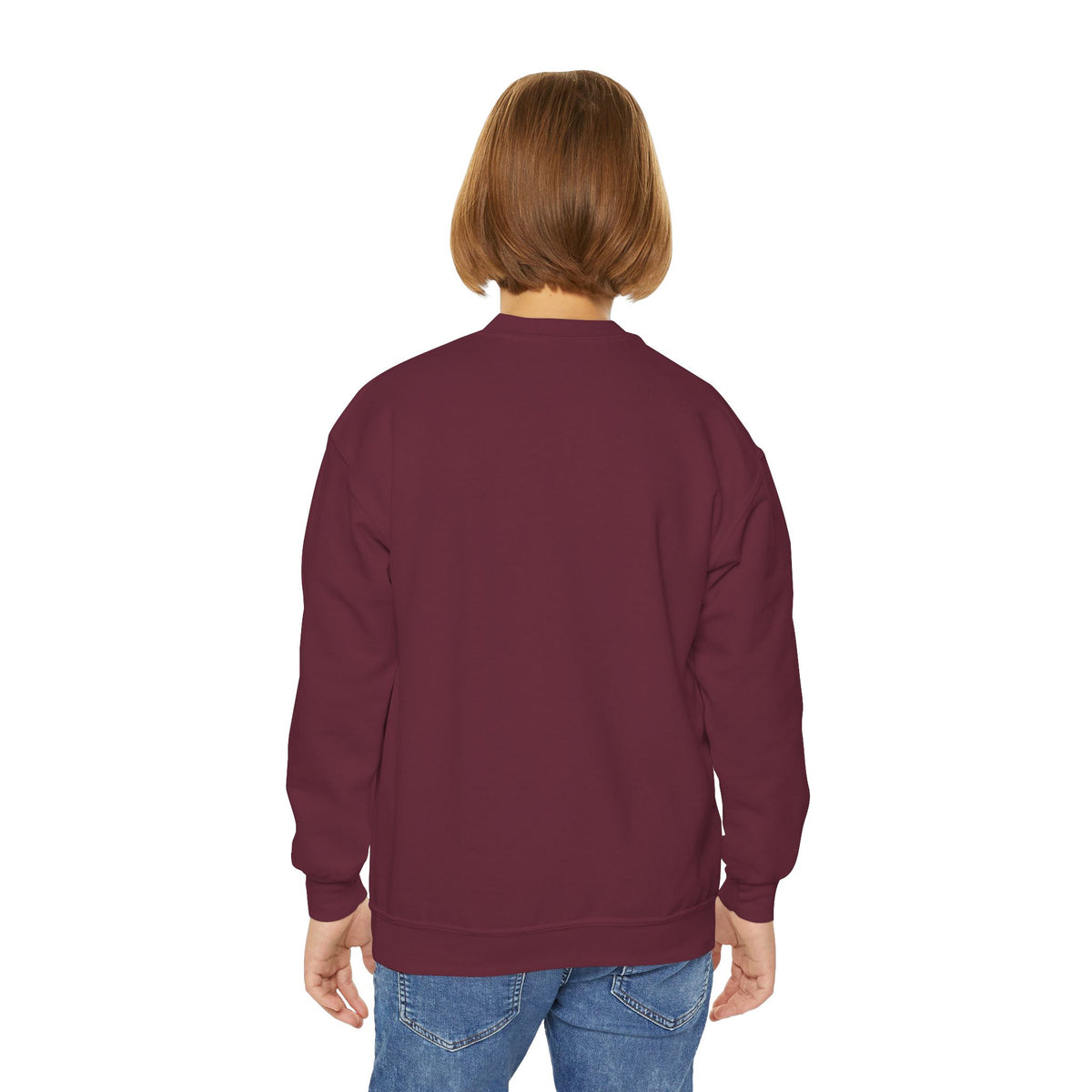 Youth Barton Bears. Crewneck Sweatshirt – Varsity B Bears Spirit Design
