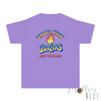 Valley View RETRO Torch Blazers Youth Tee – Light the Flame!