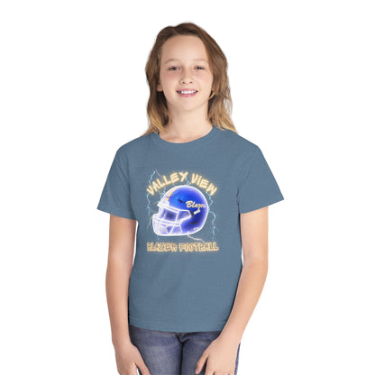 Valley View Blazers Youth Football Tee — "Light the Flame" Team Shirt.2026Schedule