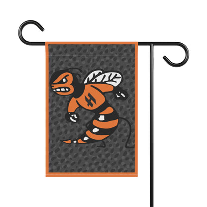 Harrisburg Hornet Garden Flag — Orange & Black Home Banner
