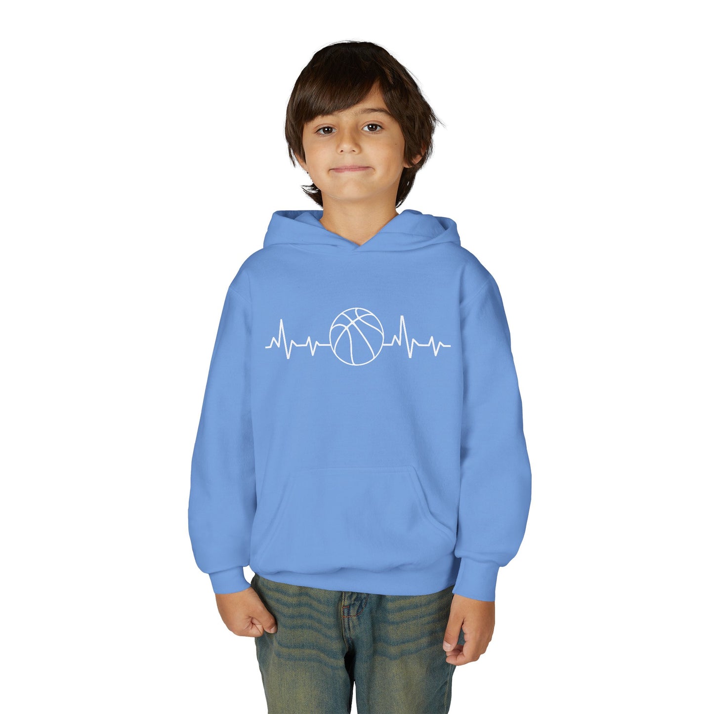 Youth Basketball Heartbeat Hoodie.