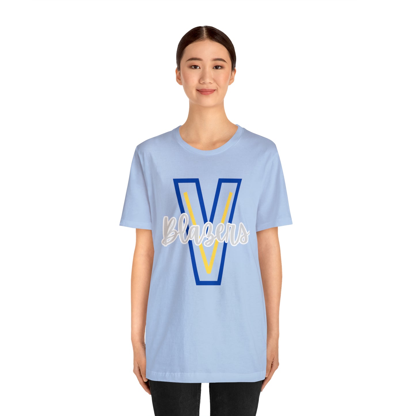 Valley View V Blazers Unisex Jersey Short Sleeve Tee