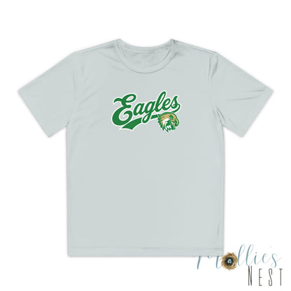 GCT Eagles Youth Drifit — Script Logo Team Shirt