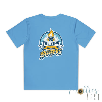 DRIFIT. YOUTH Blazers 'The View' Performance Tee — Moisture-Wicking Athletic Shirt