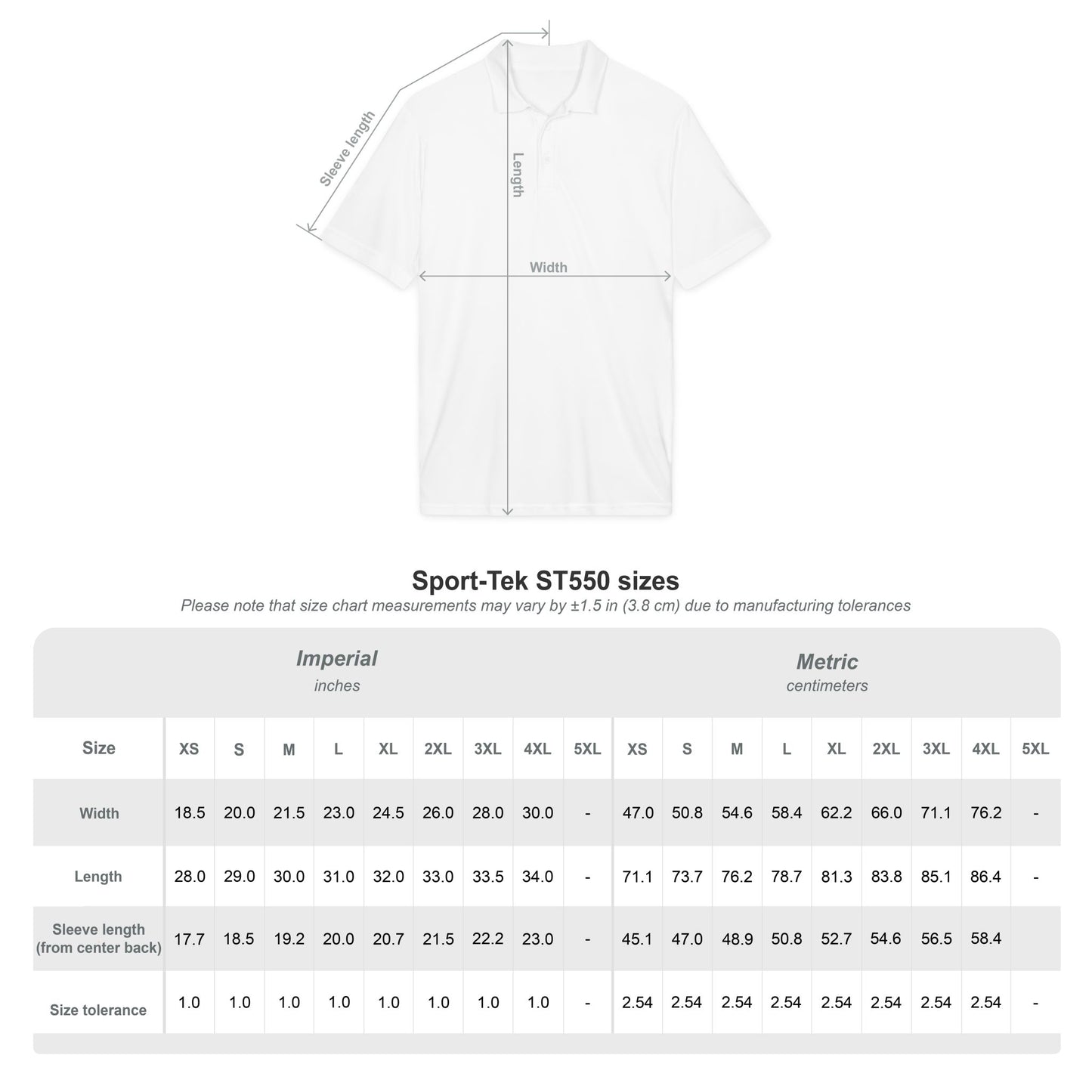 ADULT size - Embroidered 'V' Performance Polo — Moisture-Wicking Sport Shirt - Valley View Logo
