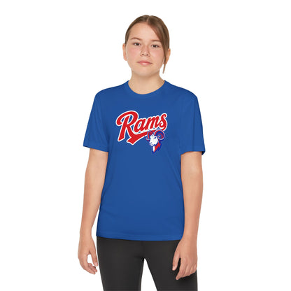RAMS Youth Drifit — Paragould Rams Script Logo Team Shirt