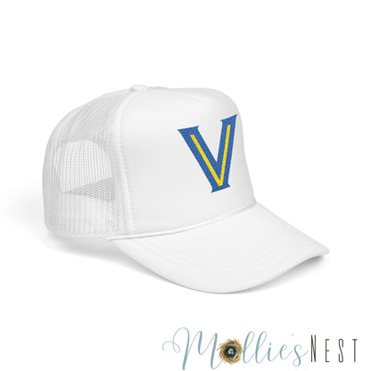 Embroidered Foam Trucker Hat, Valley View Logo
