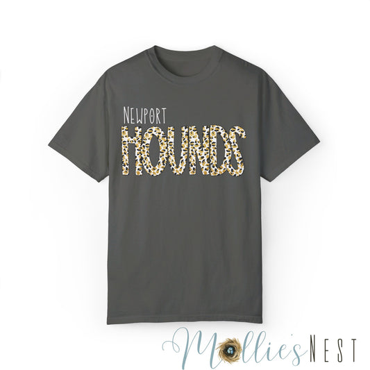 Newport Hounds. Garment-Dyed T-shirt