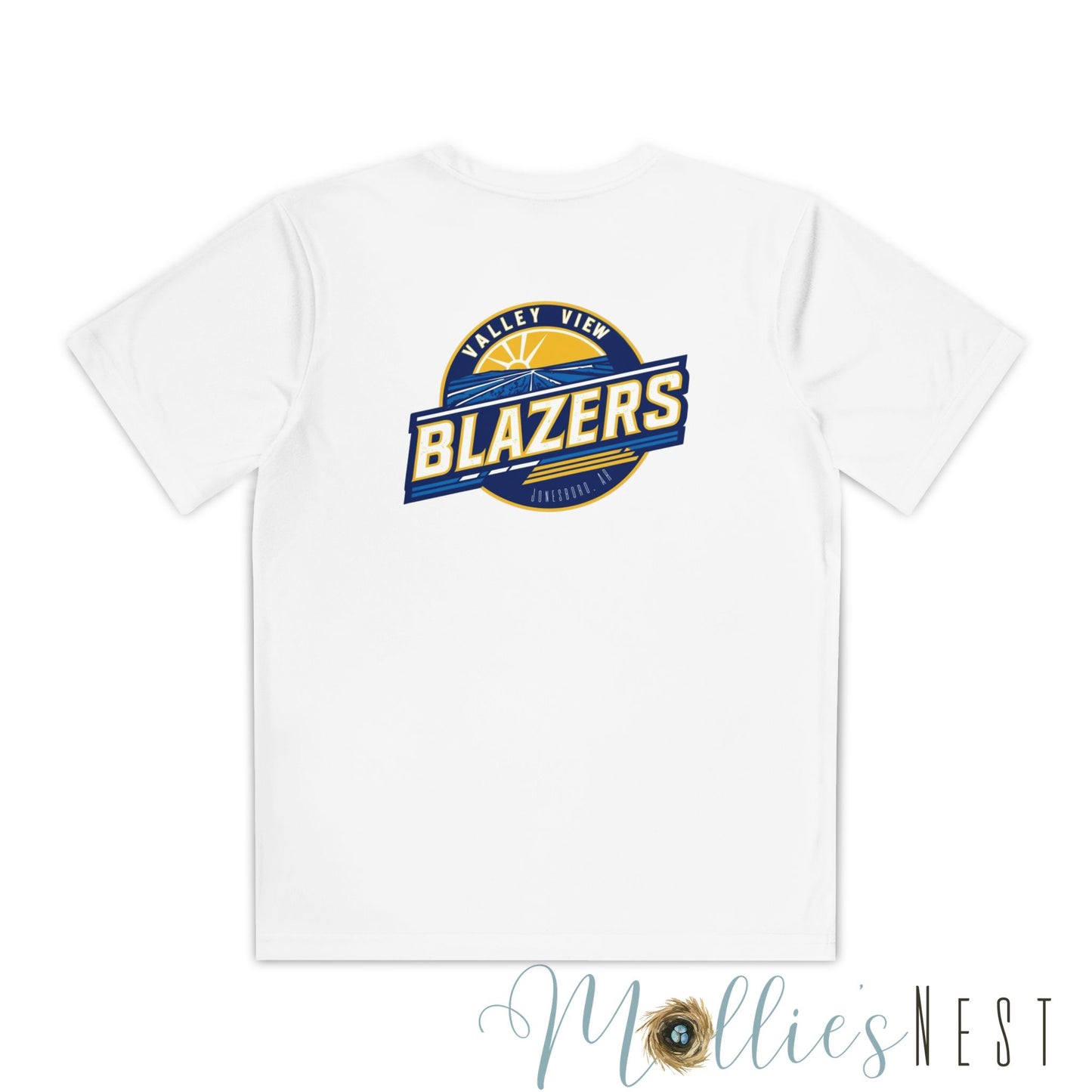 Youth Sports Tee - Valley View Blazers, Athletic Shirt, Team Apparel- Front/Back design - June 2025