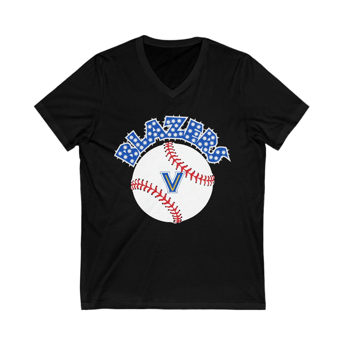 Blazers Baseball Jersey Short Sleeve V-Neck Tee