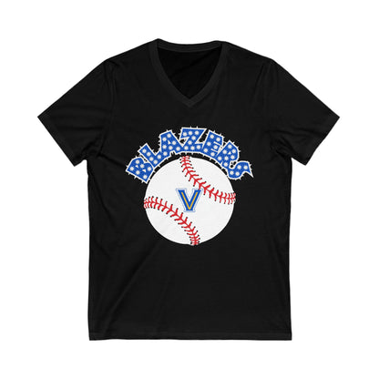 Blazers Baseball Jersey Short Sleeve V-Neck Tee