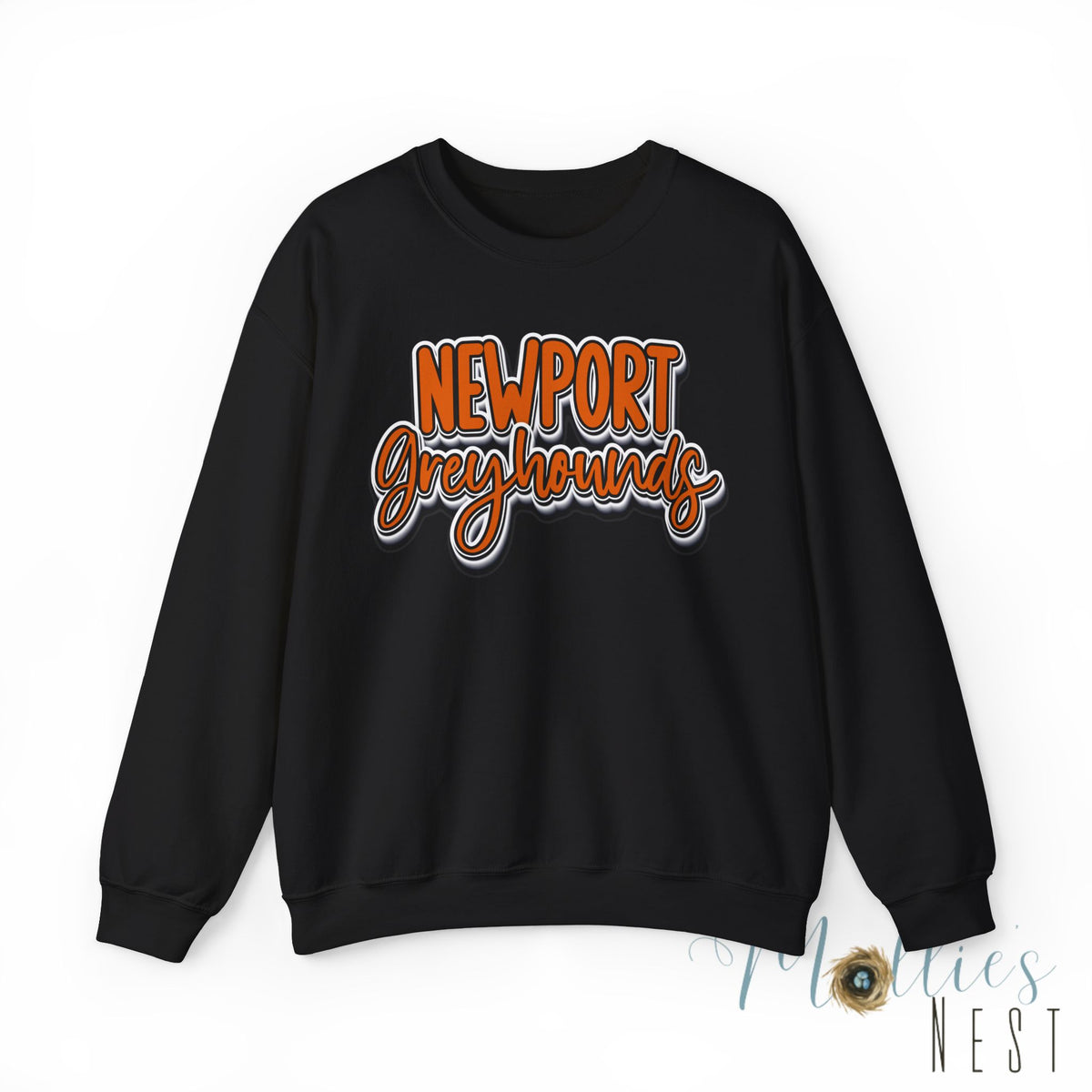 Newport Greyhounds Crewneck Vintage Graphic Sweatshirt