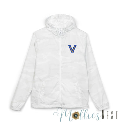 Stylish Unisex Full-Zip Windbreaker Jacket | Versatile Lightweight Rain Gear. Valley View