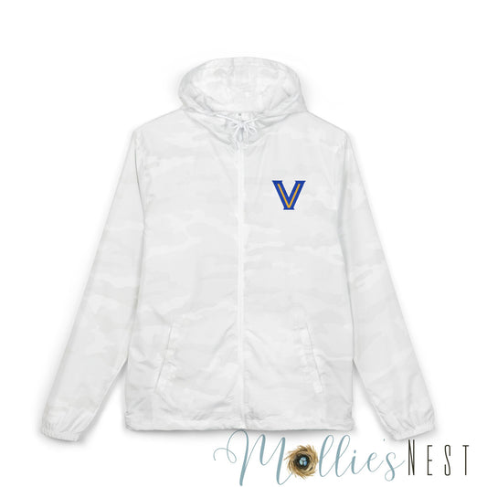 Stylish Unisex Full-Zip Windbreaker Jacket | Versatile Lightweight Rain Gear. Valley View