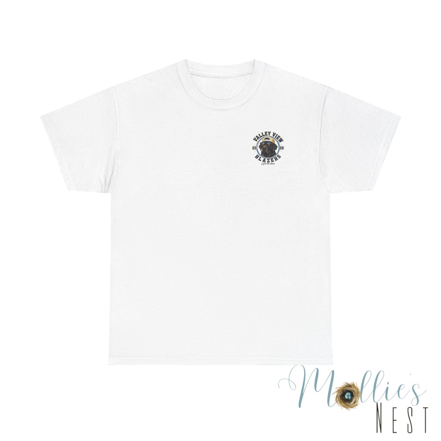 Valley View Blazers. Black Lab 2026 T‑Shirt — Dog Logo Tee