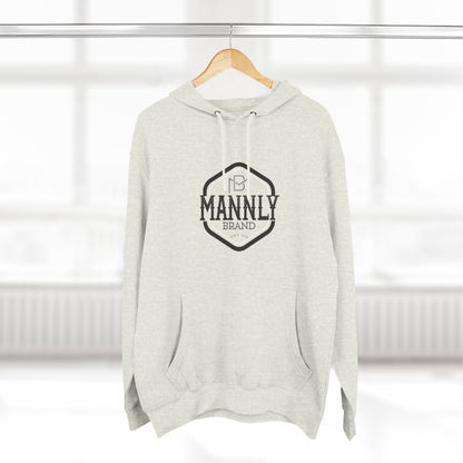Three-Panel Fleece Hoodie. MANNLY Brand