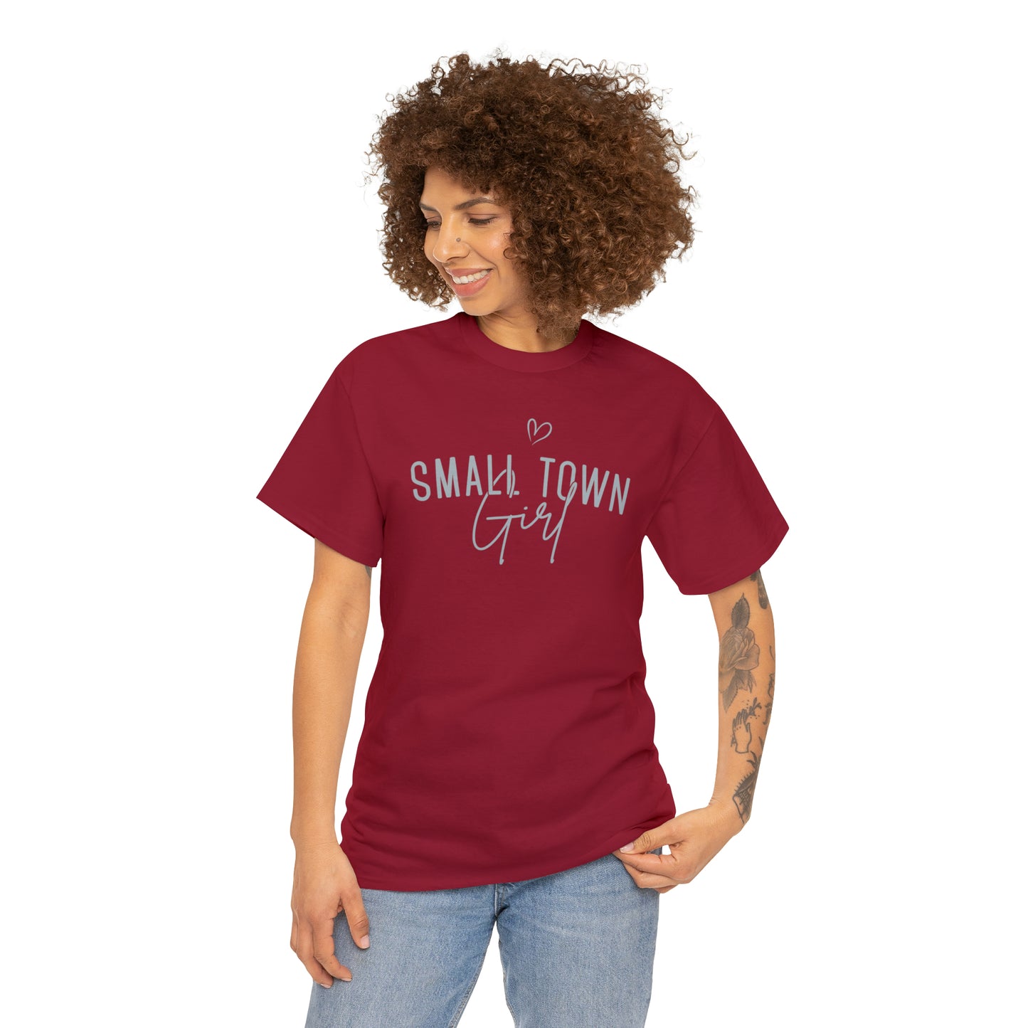 Small town girl Heavy Cotton Tee