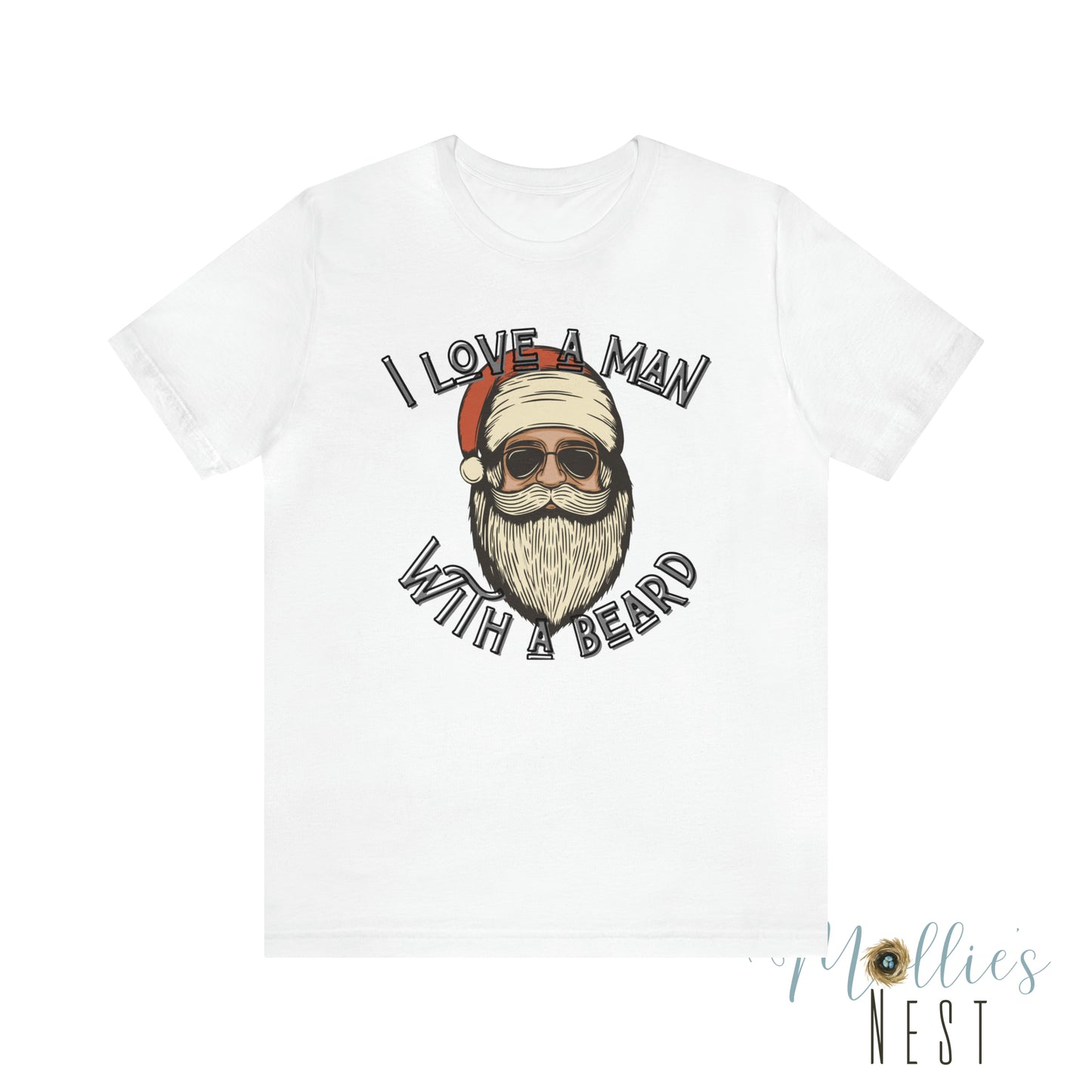 Santa Beard Unisex Jersey Short Sleeve Tee