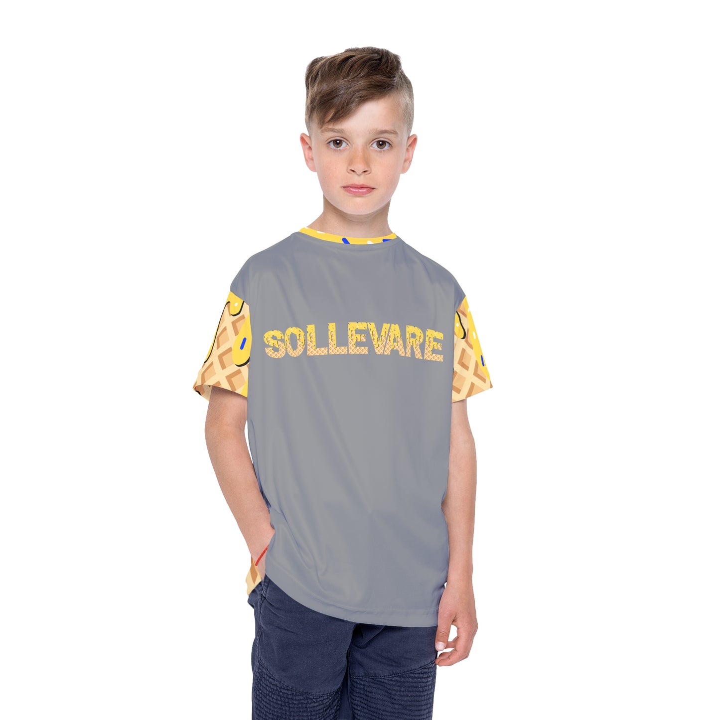 Kids Sports Jersey. SOLLEVARE Ice Cream