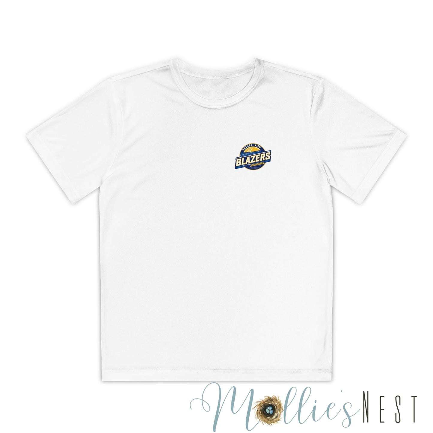 Youth Sports Tee - Valley View Blazers, Athletic Shirt, Team Apparel- Front/Back design - June 2025