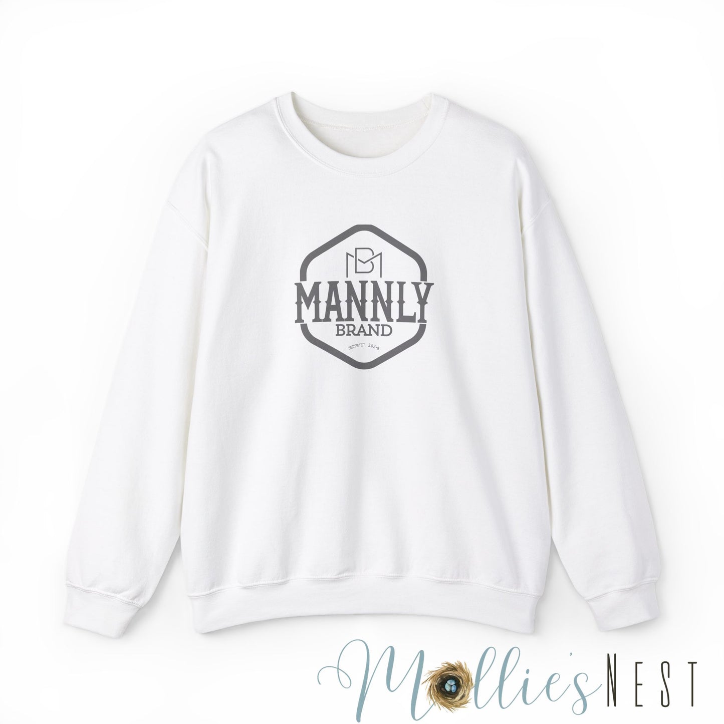 Unisex Heavy Blend™ Crewneck Sweatshirt. MANNLY BRAND