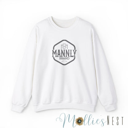 Unisex Heavy Blend™ Crewneck Sweatshirt. MANNLY BRAND