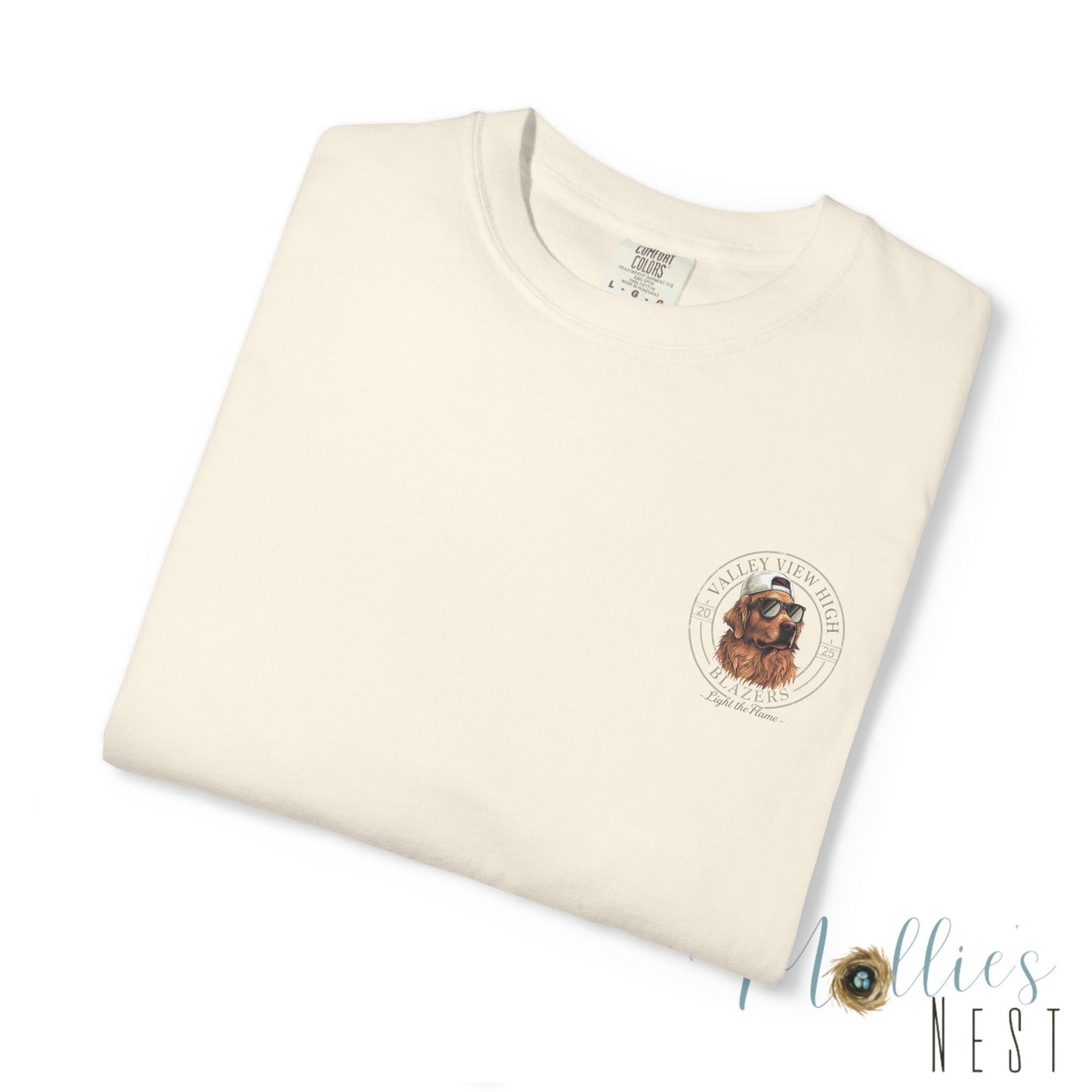 Valley View Blazers. Dog with sunglasses graphic shirt