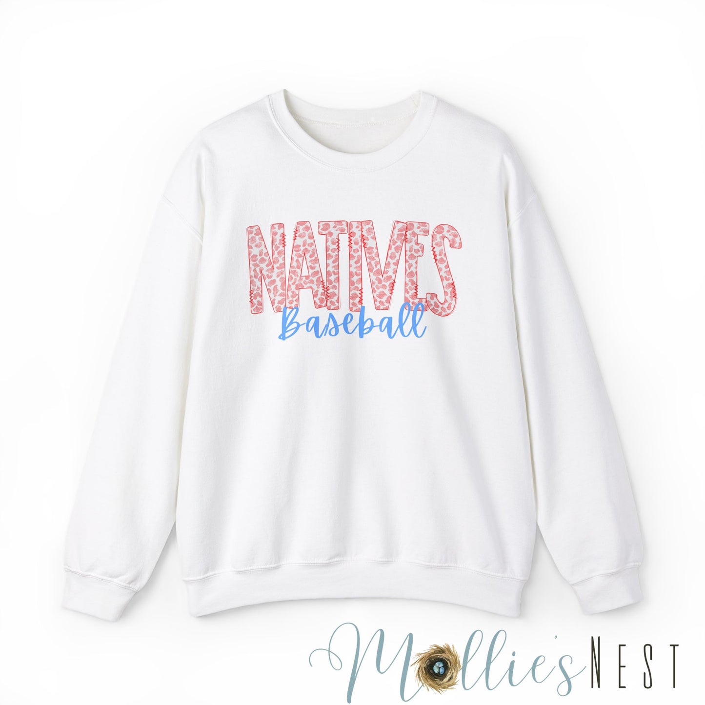 Natives Baseball Unisex Heavy Blend™ Crewneck Sweatshirt - Cozy Sportswear for Fans