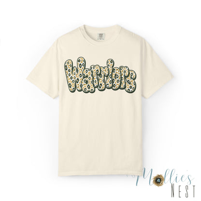 Warriors Leopard Script T-Shirt