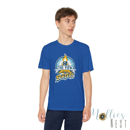 Youth Competitor Tee — 'The View' Blazers Logo Shirt