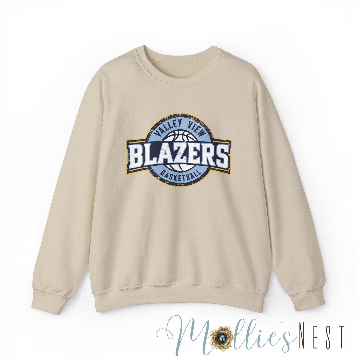 Unisex Heavy Blend™ Crewneck Sweatshirt. Valley View Blazers Basketball