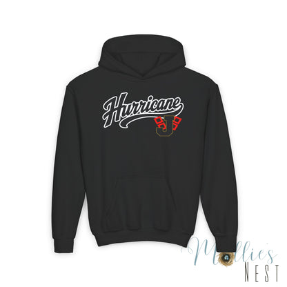 Youth Hoodie - 'Hurricane' Sports Logo Youth Hoodie