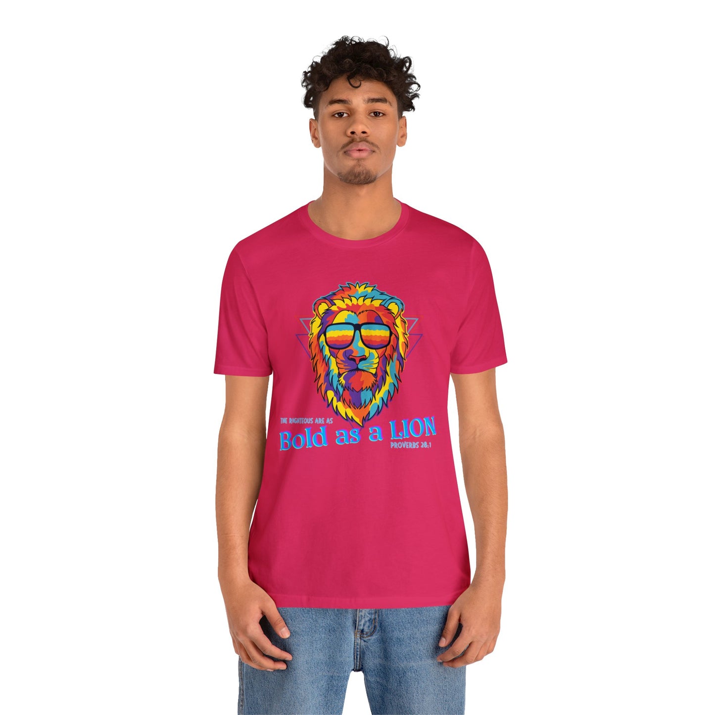 Bold as a Lion. Jersey Short Sleeve Tee