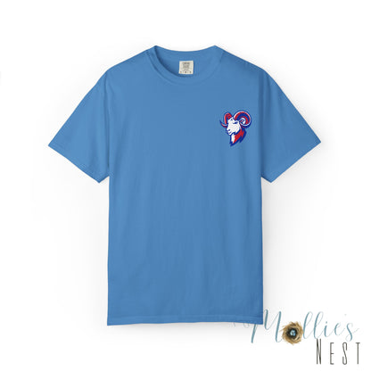 Paragould Rams Gameday Football T-Shirt — Arkansas Helment